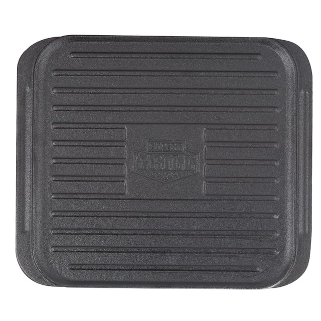 Expert Grill Black Cast Iron Dual-Sided Grill Topper, Handwash