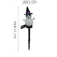 thumbnail image 3 of Solar Lights Outdoor Garden,Solar Outdoor Lights Solar Halloween Ghost Festival Ghost Skeleton Pumpkin Festival Outdoor Mood Decorative Light Resin Landscapedd Plug-In Light, 3 of 9