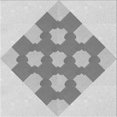 thumbnail image 1 of Ahgly Company Tapis d'Intérieur Lavable en Machine Carré Transitionnel Gris Canon, 5 Pieds Carré, 1 of 7