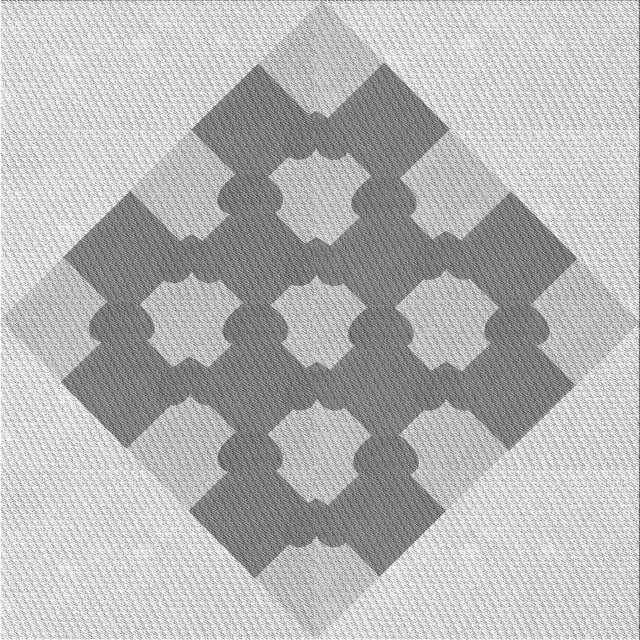 Ahgly Company Tapis d'Intérieur Lavable en Machine Carré Transitionnel Gris Canon, 5 Pieds Carré