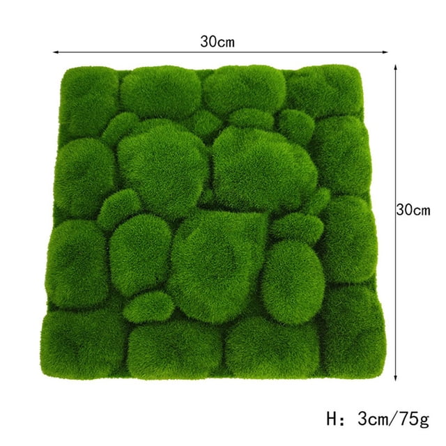 Simulated moss foam board flocking fake moss stone plant background wall