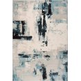 thumbnail image 1 of La Dole Rugs Abstract Rustic Minimalistic Modern Turquoise Blue Ivory Orange Mustard Yellow Area Rug Living Room Bedroom Carpet Tapis 3x5 3x10 4x6 5x8 6x9 8x10 9x12, 1 of 6