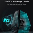 thumbnail image 2 of Edifier G1500 Haut-Parleurs d'Ordinateur, Haut-Parleurs de Jeu Hécate avec RVB, Bluetooth 5.3, Entrée USB, Entrée AUX 3,5 mm Pris en Charge, Noir, 2 of 7