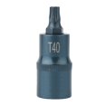 thumbnail image 1 of Torx Screwdriver Bit Tool 1/2inch Socket Bits Adapter T40 Adapter Hand Tool, 1 of 6