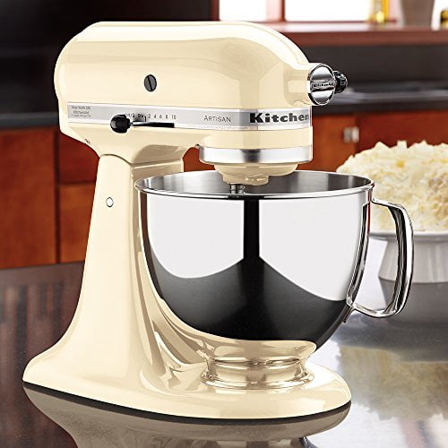 Refurbished KitchenAid Artisan 5 Qt. Almond Cream Stand Mixer-KSM150PSAC