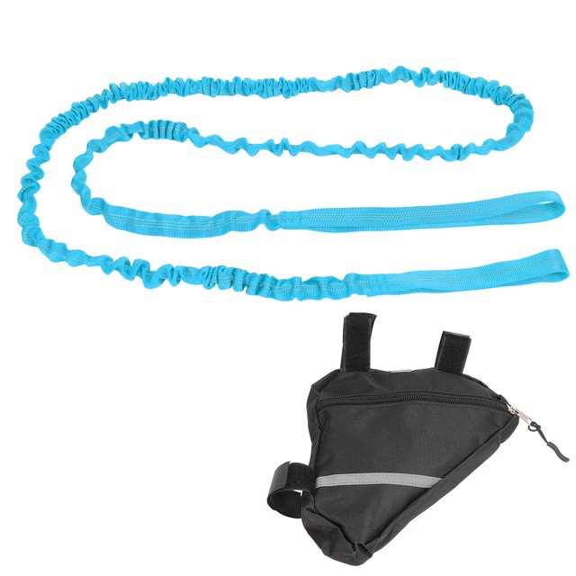 Bike Bungee Tow Rope, Comfortable Riding Elastic Bicycle Tow Rope For Children Blue