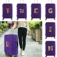 thumbnail image 2 of Housse de Valise de Voyage Protecteur de Bagage et de Valise Lavable Réutilisable Antipoussière Anti-Rayures Housse de Valise Motif Imprimé Papillon 8butterfly letter R TG, 2 of 6