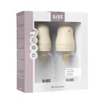 BIBS Sans BPA PP Bouteilles pour bébés Latex rond Flux lent Ivoire - 2 x 5oz Bouteilles 150ml