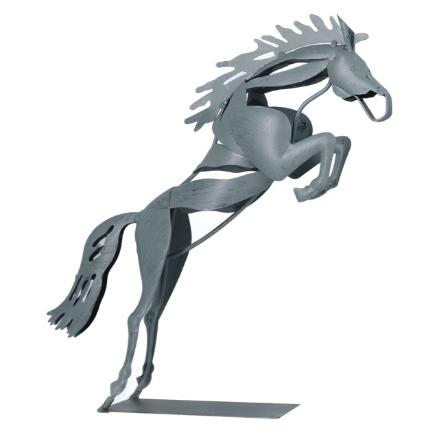 Metal Horse Statue, Modern Decorative Running Horse Statue Exquisite For Desks