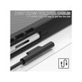 thumbnail image 4 of Protective Case for Microsoft Surface Pro 9 13 inch 2022, Heavy Duty Shockproof Cover with Kickstand, Universal Stylus Pen and Hand Strap, Compatible with Type Cover Keyboard, 4 of 6