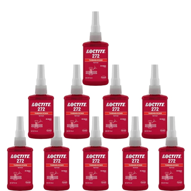 Loctite 272 Threadlocker Adhesive 50ml Pack of 10 Pieces