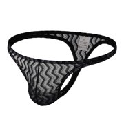 FhsagQ Underwear Mens Underwear Briefs Large Men's New Lace A Thong Underwear Trendy Youth Skin Friendly Shorts Men's Low Waisted Thong Pants Men Underwear Pack Briefs 90% Polyester Super Fit Black S