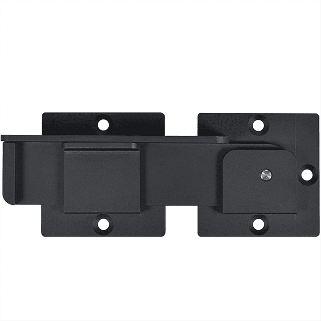 Flip Gate Latch Lock, Adjustable Flip Gate Latch Lock with 3 Padlock Hole, Heavy Duty Aluminum Alloy Door Latch
