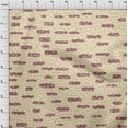 thumbnail image 4 of oneOone Velvet Beige Fabric Geometric Rounded Rectangle Quilting Supplies Print Sewing Fabric By The Yard 58 Inch Wide, 4 of 4
