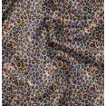 thumbnail image 1 of Soimoi Grey polyester Crepe Fabric Leopard Animal Skin Print Sewing Fabric Yard 52 Inch Wide, 1 of 6