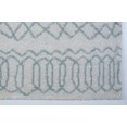 thumbnail image 3 of Ladole Rugs Trellis Synthetic Beautiful Soft Modern Carpet Area Rug in Ivory-Water Green, 3 of 4