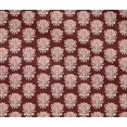 thumbnail image 4 of oneOone Cotton Flex Fabric Leaves & Floral Block Printed Fabric 1 Yard 40 Inch Wide, 4 of 5
