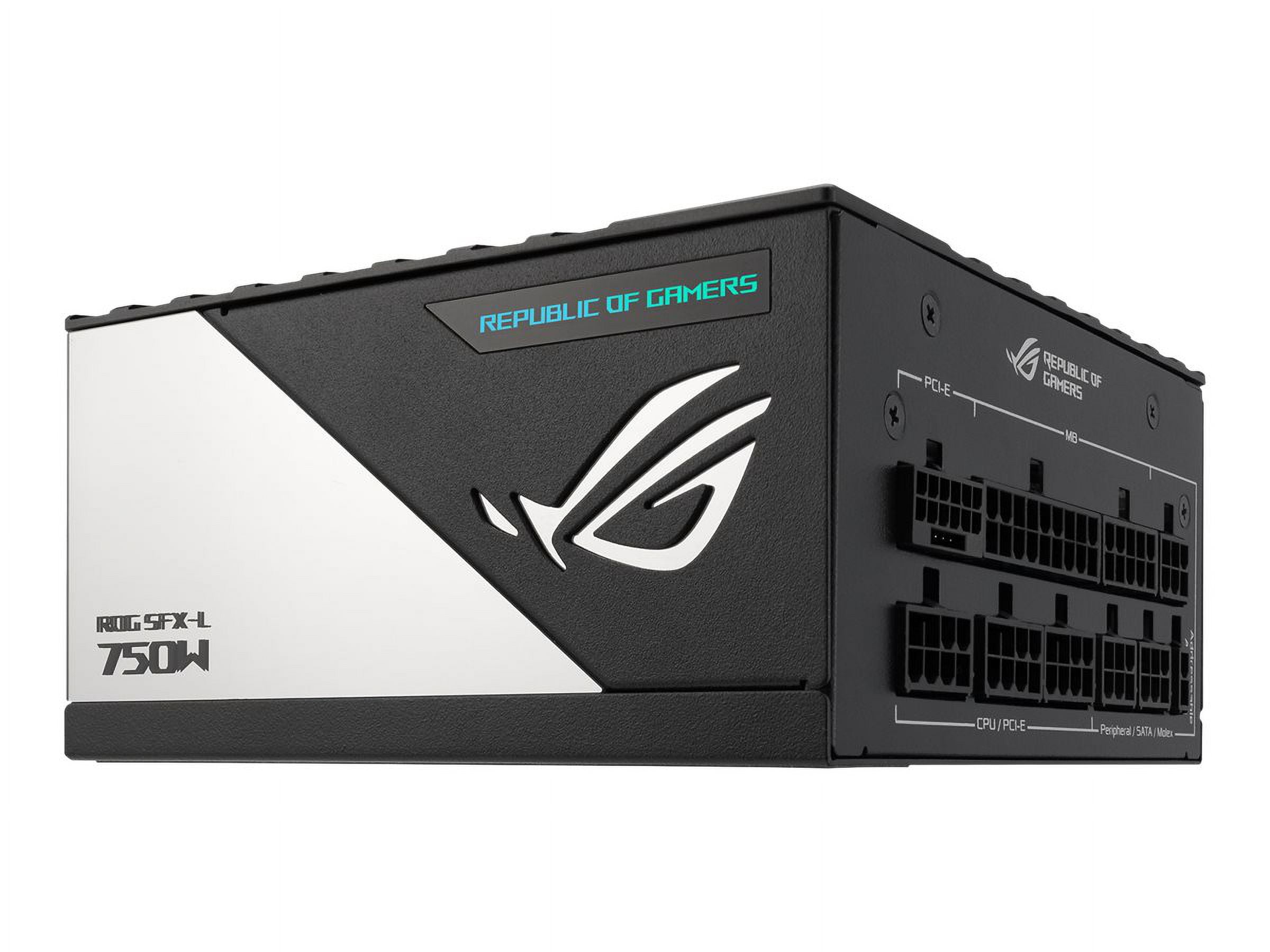 ASUS ROG Loki SFX-L Platinum - Bloc d'Alimentation (Interne) - ATX 3.0 / SFX-L - 80 PLUS Platinum - CA 100-240 V - 750 Watts