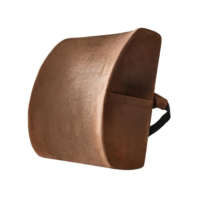 Yinanstore Back Support Pillow Backrest Ergonomic Adjustable Strap Breathable Back Cushion Multipurpose for Couch Car Gaming Office Sofa Coffee