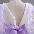 thumbnail image 4 of Penkiiy Robe Sans Manches Brodée en Maille pour Filles, Robe de Princesse, Robe d'Été Violette pour Enfants 9-10 Ans, 4 of 9