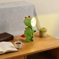 thumbnail image 4 of Led Night Light Battery Operated, Mini Dinosaur Shaped Adjustable Night Light with 3 Extra Button Cell Batteries for Kids Bedroom Desk, 4 of 6