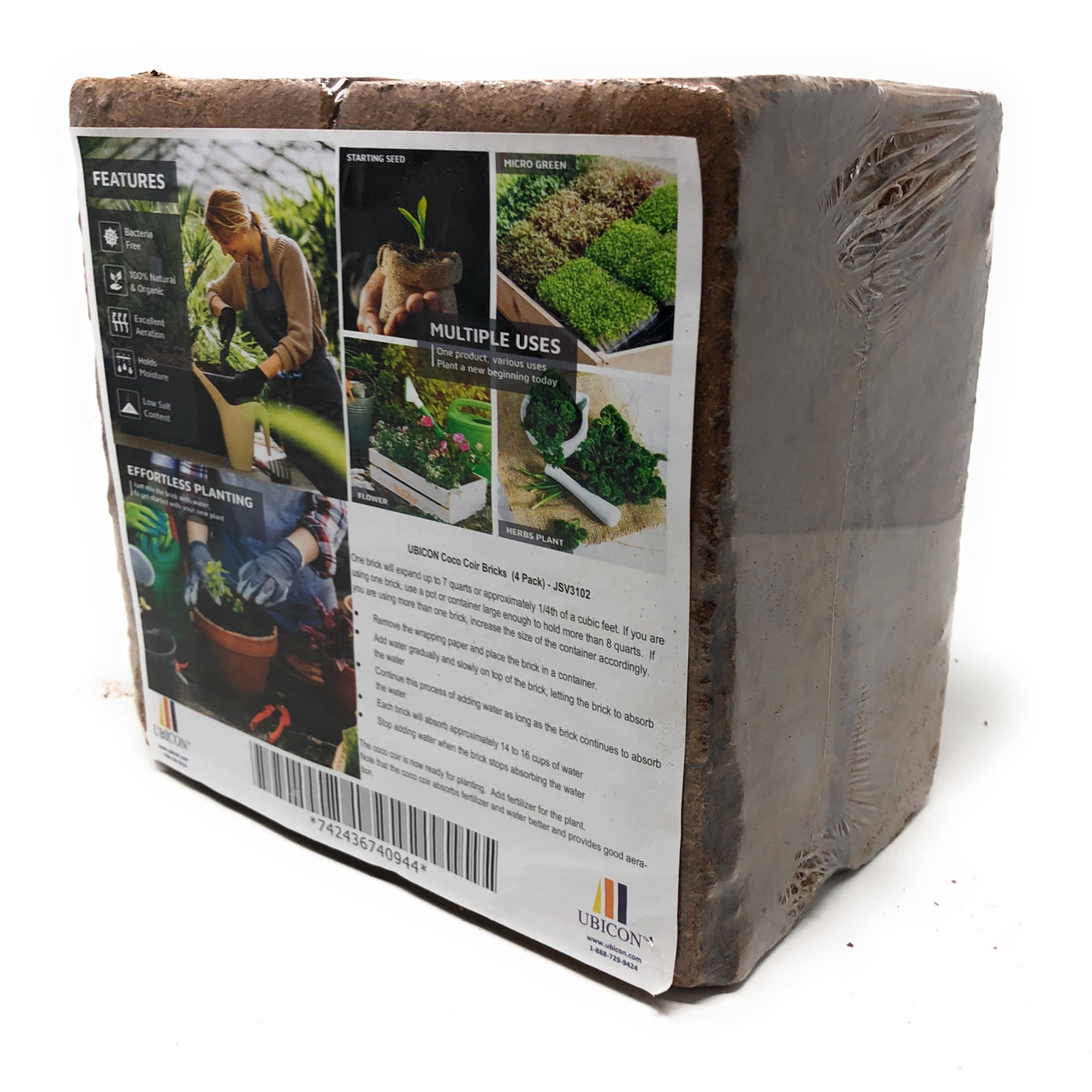 Easy Use Eco Friendly Coco Coir Organic Garden Soil for