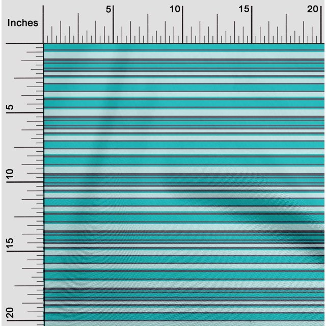 oneOone Polyester Lycra Fabric Horizontal Stripe Print Fabric By Yard 56 Inch Wide