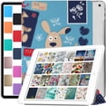 thumbnail image 1 of iPad 9.7 Inch Pro 9.7 2016 [ PRO 9.7 2016 ] A1673 A1674 MLMP2LL/A MM172LL/A MLMN2LL/A MLMW2LL/A MLMX2LL/A Shockproof Printed Cover with Clear Transparent Back Shell - Puppy Friend, 1 of 6