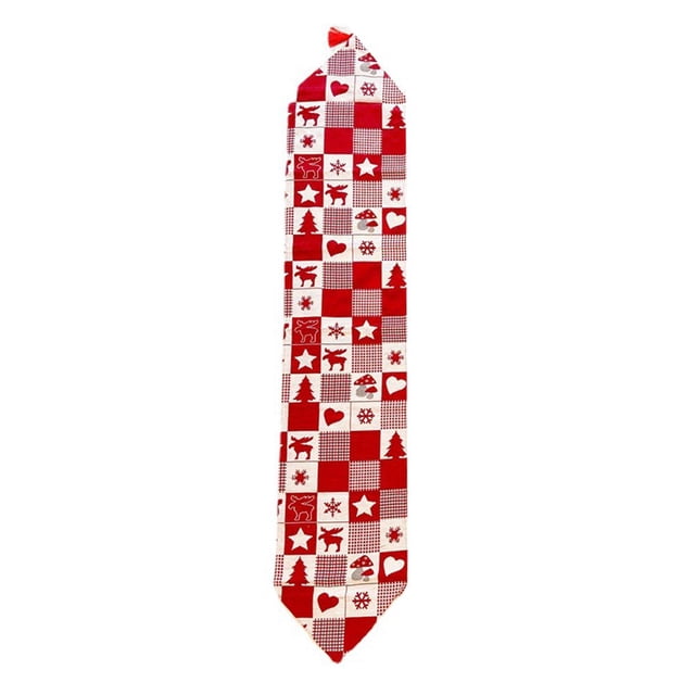 MesaSe Nappe de Restaurant Réutilisé Vif Couleur Vive Vif Décor Exquis Polyester Coton Noël Rouge Nappe de Wapitis pour le Festival