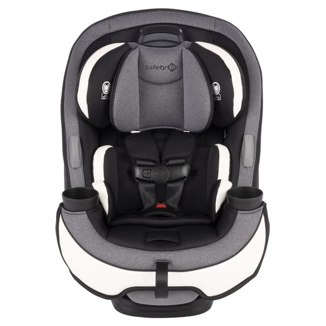 Safety 1st Grow and Go ARB 3-en-1 Siège d'Auto Orienté vers l'Arrière jusqu'à 40 lb avec Barre Rembourrée Anti-Rébond, Se Convertit en Harnais Orienté vers l'Avant jusqu'à 65 lb et Rehausseur de Positionnement de la Ceinture jusqu'à 100 lb; Harnais à Ajustement Rapide/ajustement de l'Appuie-tête, Housse Lavable à la Machine à Retrait par Pression, Connecteurs UAS à un Clic et Deux Porte-Gobelets à Prise Douce.