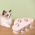 thumbnail image 3 of Yinanstore Jouets Interactifs en Forme de Chat Gophers, Jouets d'Exercice en Bois, Mouvement et Réveil, Souris, 3 of 7