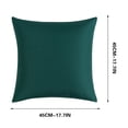 thumbnail image 3 of Bdday Housses de Coussin d'Extérieur Imperméables Housse de Coussin Moderne de Couleur Unie Coussin Dossier Housse de Coussin Housses de Coussin Format Standard, 3 of 5