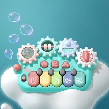 CQCYD Liquidation Jouets à Moins de 5 $ Jouets Piano pour Bébé 6 à 12 Mois, Jouets Musicaux pour Bébé 0 6 9 12 18 Mois, Jouets Clavier Piano Éducatifs d'Apprentissage Précoce pour Garçons et Filles de 1 An Cadeaux d'Anniversaire Noël