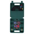 thumbnail image 1 of Refrigerant Pressure Gaugewith Hose,G1/4 Mini Refrigerant Pressure Ball Valve Manifold Gauge Manifold Gauge Set Versatile Functionality, 1 of 8