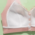 thumbnail image 5 of VEKDONE Woman's Embroidery Thin Style Ventilate Large Size Bra Without Steel Rim Pink XXL, 5 of 5