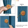 thumbnail image 4 of Crystal Curtain Tiebacks, 2 Pack Star Style Curtain Holdbacks Diamond Clips with Stretchy Wire Rope for Home Office Decoration, 4 of 7