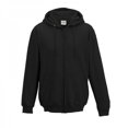 thumbnail image 3 of Awdis Plain Mens Hooded Full Zip Hoodie / Zoodie, 3 of 3