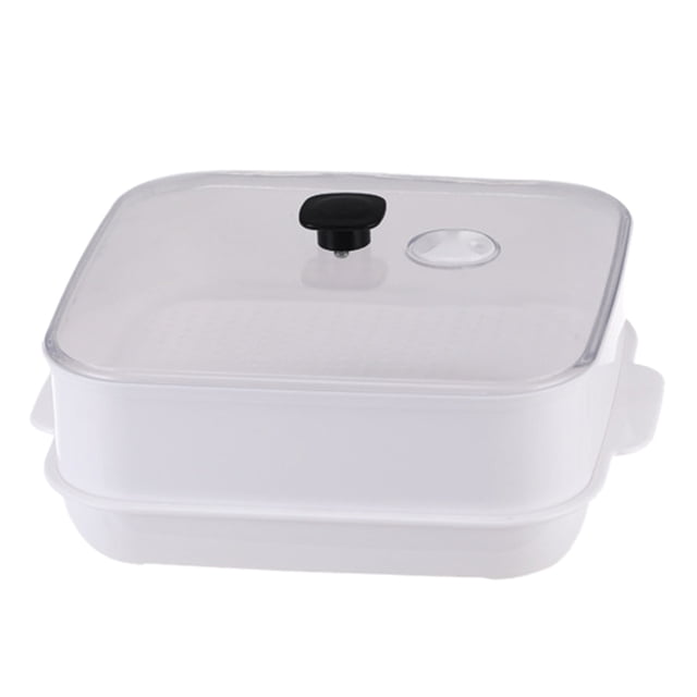 Weiweiguan Food Steamer Single Layer Kitchen Steamer Microwave Steamer Kitchen Tool