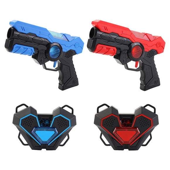 Toy Foam Blaster Set: Indoor and Outdoor Games for Kids Ages 8-12+, Gift Ideas for Boys and Girls, Led Display and Vest for Battle Experience, 150-Foot Firing Range 1 Set of Toy Guns