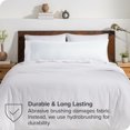 thumbnail image 4 of Bare Home Body Pillowcase - Envelope Closure - Ultra Soft - Double Brushed - White, 4 of 6