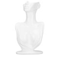 thumbnail image 1 of Resin Bust Display Stand Pendant Half Face Earring Display Mannequin Display Holder Organizer White, 1 of 14