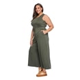 thumbnail image 4 of Lane Bryant Women's Plus Wide Leg Jumpsuit, 4 of 6