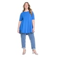 thumbnail image 2 of Lane Bryant Women'S Plus Boat-Neck T-Shirt, 2 of 6