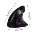 thumbnail image 3 of Rbaofujie Gaming Mouse Vertical Mouse Laptop Desktop USB Wireless Game Mouse Rechargeable Mouse, 3 of 8