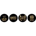 thumbnail image 2 of Darling Souvenir Its Took 100 Years Birthday Theme Stickers Candy Labels DIY 190 Pcs-Black, 2 of 2