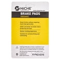 thumbnail image 4 of Niche Organic Brake Pad Set for Kawasaki KLR650 Motorcycle MK1002721, 4 of 8
