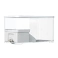 thumbnail image 2 of Bunblic Turtle Tank Aquarium Turtle Terrarium Bottom Drainage Terrapin Feeding Box Hatching Area with Sturdy Reptile Habitat With, 2 of 8