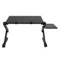 thumbnail image 1 of Adjustable Laptop Stand for Desk, Ergonomic Foldable Laptop Riser Holder with 360 Rotation Base, Portable  Laptop Riser Stand for Computer Notebook Tablet, 1 of 7