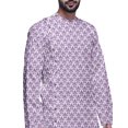 thumbnail image 3 of Atasi Indian Asymmetric Party Wear Kurta With White Churidar Pajama Set For Men, 3 of 3