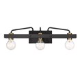 thumbnail image 2 of DESIGNERS FOUNTAIN Ravella 3-Light Bathroom Vanity Light Fixture, Black, 94203-BK, 2 of 3